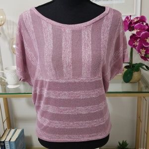 **SOLD**Stripe Semi Sheer Top